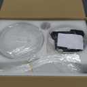 32 Inch Modern Ceiling Fans with Lights, Small Flush Mount Ceiling Fan with Light and Remote/APP Control, 5 Reversible 6 Speeds Curved Blades, 3 CCT Dimmable Lights for Kids Room, White