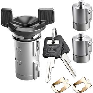 Ignition Switch & Door Lock Cylinders with Keys fit for 1982-2002 Chevy, for 1982-2000 GMC, for 1985-1991 Buick, for 1985-1987 Cadillac, Replace OE 924-791 12300443 D1414B 701400 LC1430 LC1428