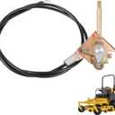 Sunluway 60" Throttle Control Cable for Hustler Super Z, Super Z HD, RD Super Z HD, Super Z EX, X-ONE and Super 104, Replace OEM Part 603409, 16670