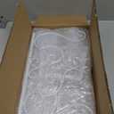 White Easel Stand for Wedding Sign, 55'' Adjustable Vintage Scroll Floor Display Stand with Chain Support for Welcome Poster, Photo, Art, Decorative Event Display (55'' x 18.25'')