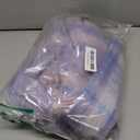 Wander Agio Winter Women Warm Scarf Long Shawl Large Scarves Cold Weather Thicker Blanket Wrap Colour Plaid Stripe (Purple 01)(95L*15W Inches)