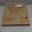 2 Pack Silverware Organizer, Expandable and Adjustable Kitchen Utensil Drawer Organizer, Plastic Cutlery Holder with Multiple Compartments, Cutlery Holder, for Spoons Forks Knives,White,UAFD012W