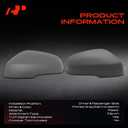 A-Premium 2 PCS Driver and Passenger Side Rearview Mirror Covers Caps - Compatible with Volvo S60 2011-2018, S80 2012-2016, V60/V60 Cross Country 2015-2018 - Primed Gray, with Turn Signal Hole