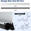 20 Ft Garage Door Bottom Seal, Garage Door Insulation Kit, Garage Door Seal