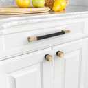 Asidrama 10 Pack 7.5 Inch(192mm) Matte Black Cabinet Pulls Knurled Cabinet Handles Cupboard Handles Kitchen Cabinet Hardware for Cupboard Drawer Pulls