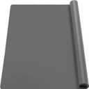 Ewen 25.6"x17.7"x0.08" Large Heat Resistant Silicone Mat for Kitchen Counter, 2mm Thick Countertop Protector Mat, Non-Stick Glass Top Stove Cover Pad for Appliances Coffee Maker Table Workbench Gray, 25.6"L x 17.5"W