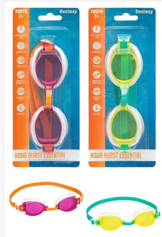 Bestway Goggles UV Protection 3+ Adjustable Strap 2 Pack Bestway Goggles UV Protection 3+ Adjustable Strap 2 Pack