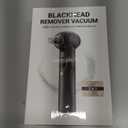 Pore Vacuum Blackhead Remover, Blackhead Extractor with 3 Adjustable Suction Levels, 5 Probes, Blackhead Remover Tools for Women and Men (Black)