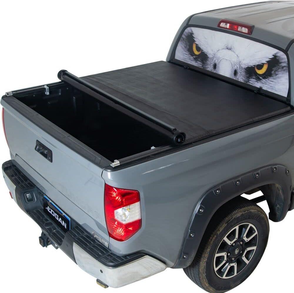 Logan Tonneau Cover Soft Roll up for 2022 Toyota Tundra,Truck Bed Covers Compatible with 2022 Toyota Tundra 5.6FT