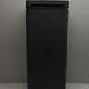 WanWanKa Trash Can with Lid, Large Tall 8 Gallon Commercial Trash Can, Plastic Waste Bin with Press top Lid, White Garbage Can Suitable for Kitchen, Bathroom, Bedroom, Living Room, Office(Black)