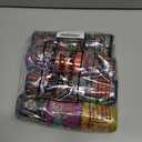 12 Rolls 60 Yards Day of The Dead Wired Edge Ribbons Black Purple Sugar Skull Flower Burlap Ribbon Dia De Los Meurtos Ribbon for Halloween Party DIY Craft Wreath Decor