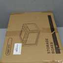 Attelite X-Large Clear Plastic Shoe Boxes - Stackable Shoe Organizer with Magnetic Door (9 Pack, Clear White)