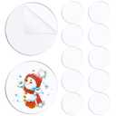 12PCS 6 Inch Clear Acrylic Circle Sheet, 1/8" Thickness Disc, Round Blank Plastic for Name Cards, Cricut Cutting, Painting and DIY Projects