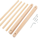 Srliya Macrame Magazine Rack Decorative Easy Installation Macrame Magazine Storage Holder Stand Basket for Books Newspapers