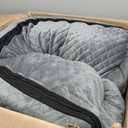 Dog Car Seat for Medium/Large Dogs Under 100 Lbs,Multi-Functional Dog Car Bed Washable Pet Travel Safety with Thick Cushion, Soft Safe Removable,for All Cars Back SeatGrey
