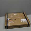 TUTOTAK End Table, Set of 2, Side Table, Nightstand, 2-Tier Storage Shelf, Sofa Table for Small Space, Living Room, Bedroom, Brown TB01BB035C