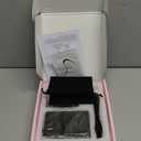 Uv Lash Lamp with Foot Pedal Portable Eyelash Extension Lamp Uv Eyelash Extension Curing Lamp for Nails Art, Uv Lash Light for Eyelash Extension Light with Tweezers for Beauty Salon (Black)