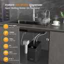 Instant Hot Water Dispenser, 3.4-Quart Stainless Steel Tank with Hot & Cold Under-Sink Faucet, Precise 113208 Temp & WiFi Smart Control, Energy-Efficient for Home & Office, B32CU-FHCA