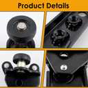 924-144 924-143 Durable Upper Lower Sliding Door Roller Bracket Right Side for 1996-2020 Chevy Express 2500 GMC