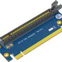 WLGQ PCIe X16 90 Male to Female Degree Riser Card Steering Card, PCI Express PCI-E Adapter Card Slot Protection