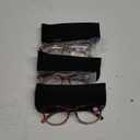 Reading Glasses Women Cute Small Round Readers +2.25 for Small Head/Petite Face,Tortoiseshell Lightweight Cheaters Reading Glasses w/Comfortable Spring Hinges 3 Pack