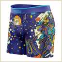 Knobby Mens Boxer Briefs - 4.5" Inseam, Moisture Wicking, Odor Control, Breathable, Tagless, Designer Underwear for Men (XL)