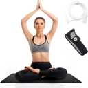 Grounding Mat Grounding Pad for Pet Yoga Grounding Mat for Bed with 15ft Grounding Wire Grounded Feet Mat for Improve Sleep Energy Reduce Anxiety 23.6"x11.8"