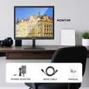 17" Monitor 1280 X 1024 with 45% sRGB Color Correction and 5:4 Aspect Ratio, 75 Hz, VESA Mountable, LED Monitor for PC, Laptop and Computer VGA, HDMI, TN Panel