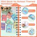 24 Set Back to School Stationery Set for Students, First Day of School Ballpoint Pens Mini Notebook Gift Card Welcome to School Gifts for Classroom Gifts Goodie Bags Fillers Party Favors