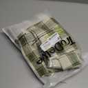 TruDelve Cloth Oblong Tablecloths Green Checkered Cotton Tablecloth Washable Tablecloths for Rectangle Tables (Green,98"x52",Rectangular)