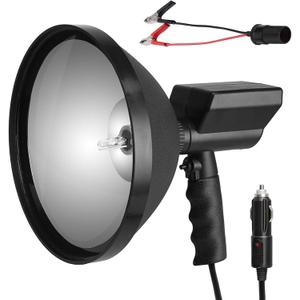 EVTSCAN Spotlight Flashlight, 100W HID Handheld Torch Hunting Spot Light Work Spotlight Camping Fishing Boat