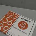 10 Inch Metal House Numbers For outside, large Address Numbers For House Outside,Extra Large Modern House Numbers For Outside gold Floating Mount Flush Mount Aluminum Home Address Numbers 5