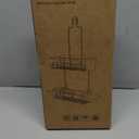 Shower Caddy Hanging Bathroom Organizer: Rustproof Shelf for Inside Shower - No Drilling Racks Over Showerhead - Bath Shelves for Shampoo Soap (Black)