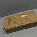 Jewelry Organizer Stand, Metal Rotating Earring Holder Organizer, Multi-Functional Adjustable Necklace Rack Holder Bracelet Watch Holder for Jewelry Earrings Ring (Gold) (Golden-White Wood)