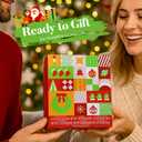 2025 Beauty Advent Calendar Christmas Gifts for Women with Hand Cream, Bubble Bath, Bath Bomb Spa Gifts for Daughter Girls New Year Advent Calendar for Beauty (Red)