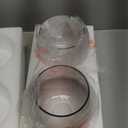 2 Pack 5.44 Inch Clear Grey Glass Lamp Shade Pendant Ceiling Chandelier Wall Sconce Light Replacement Oval Glass Shade Fixture Over Sink Kitchen Island