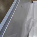 HOMCOM Rolling Kitchen Island Cart with 47" Stainless Steel Top, Portable Island Table for Kitchen with Wheels, Adjustable Shelves, 2 Drawers, Spice, Knife and Towel Rack, White