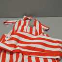 Magrank Womens Striped Bibs Overalls Cotton Denim Coveralls Stretch Jeans Jumpsuit Medium