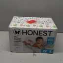 The Honest Company Comfort Dry Disposable Diapers for Sensitive Skin, Hypoallergenic, Fragrance-Free, Turtle Time + Pattern Play, Club Box Size 2 (12-18 lbs), 72 Count