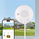 4MP Window Camera for Home Security, WiFi Home Surveillance Camera with Color Night Vision, Motion Detection, 2-Way Audio, AI Human Detection, Easy Mount Indoor Window Cam for Home Monitoring
