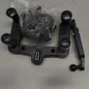 SXhyf Rear View Mirror Phone Holder, 2023 Rotatable and Retractable, Universal Mount, Cell Car Fit for iPhone 11 12 13 14 Pro Max Samsung All Phone, Black