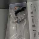 LUXE Bidet NEO 185  Dual Nozzle, SelfCleaning, NonElectric Bidet Attachment for Toilet Seat, Adjustable Water Pressure, Rear & Feminine Wash (White)