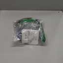 Zcaukya 6FT Halloween Plastic Chains-Costume Accessories, Fake Black Chain Links for Decor Haunted House, Prisoner Theme, Scary Party Horror Props