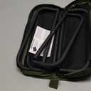 MOONCY Portable Stool, 13 Inch Small Folding Stool for Adults, Ultralight Green Camping Stools for Hiking and Fishing, Hold Up to 265 LBS