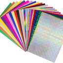 BAOFALI 100 Sheets 20x29cm Colors Hot Foil Paper Toner Reactive Foil Hot Stamping Foil Paper by Laser Printer and Laminator for Scrapbooking Craft Card Making DIY Album Decoration  25 Colors