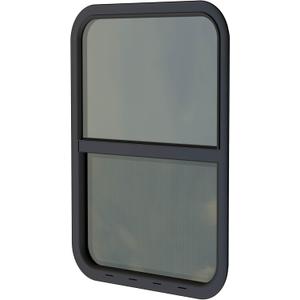 Lippert 8800 Series Complete RV Window Replacement Kit with Trim Ring, Screws, Foam Seal - 18" W x 22" H Vertical Slider - 2025069047