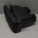 Car Armrest Box for Volkswagen VW Golf Hatchback 2010-2012 / Jetta 2007~2012 Accessories Center Console Organizer Arm Rest Double Layer Storage Space with 3 Charging USB Ports (Black stitching)