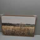 InSimSea Framed Canvas Wall Art Vintage Decor, Wildflower Field Vintage Wall Art Canvas Prints, Modern Farmhouse Bathroom Home Wall Decor, 16"x24" (Champ Fleuri)