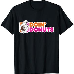 Doin' Donuts  Funny Racing & Drift Car Enthusiast TShirt Small