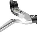 Box One Genius BMX Brake Lever with Clamp Three Cold Forged V-Point Reversible Flip Bicycle Brake Levers Adjustable Reach for Precision Control, Anodized with Laser-Etched Graphics Finish